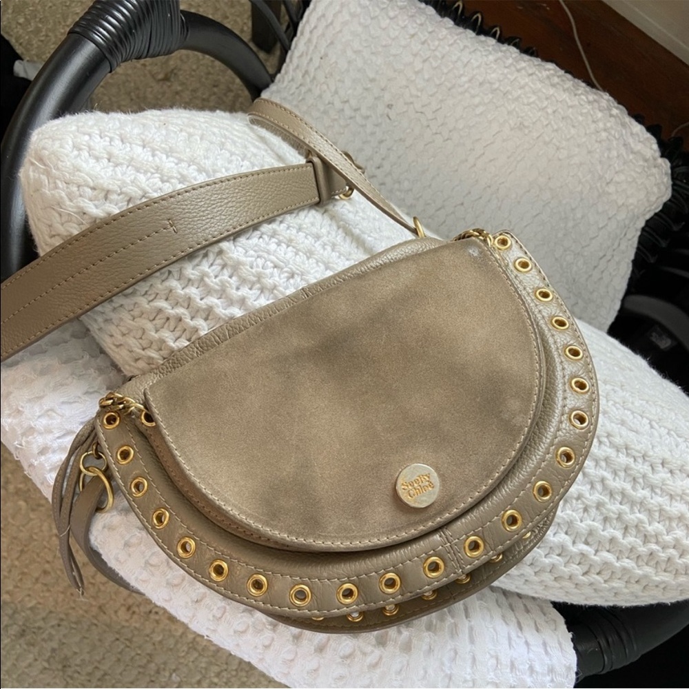 See by Chloe Kriss Shoulder Bag Beige